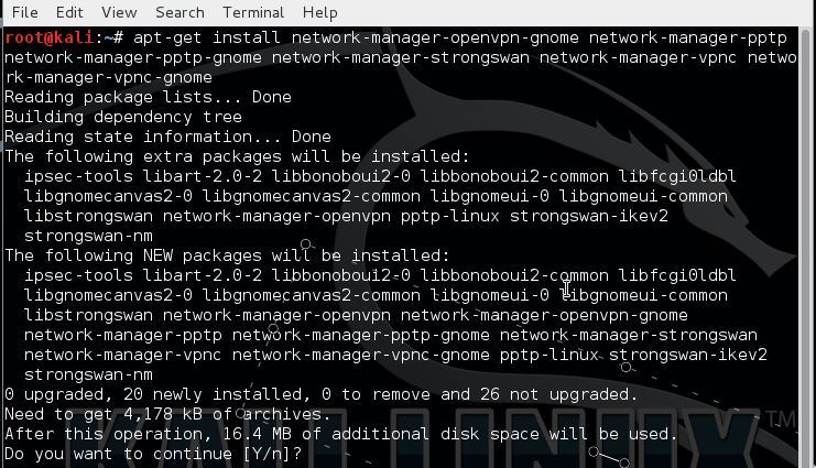 VPN on Kali Linux 