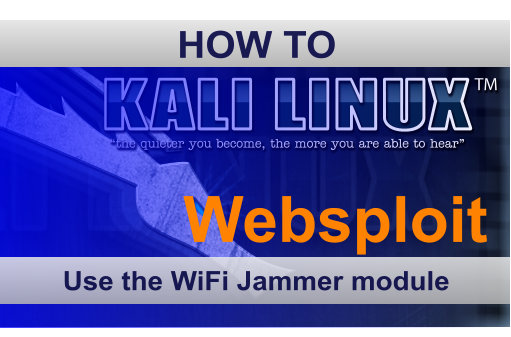 Websploit Wifi Jammer in Kali Linux