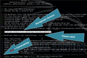 WPscan WordPress vulnerability scanner
