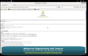 Uniscan Webserver Fingerprinting -4