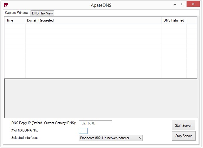 Dynamic Malware Analysis Tools Apatedns