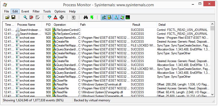 Dynamic Malware Analysis Tools procmon