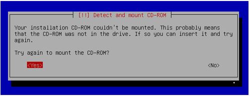 Kali Linux Installation - CDROM error 4