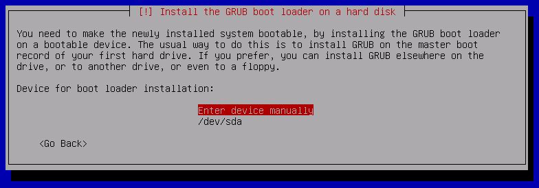 Kali Linux Installation - Select device for GRUB Bootloader 17