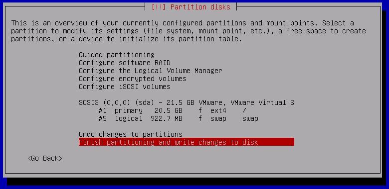 Kali Linux Installation - Write changes to disk 14