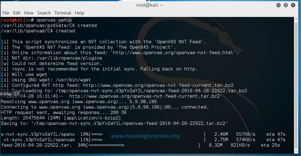 Installing OpenVAS on Kali Linux