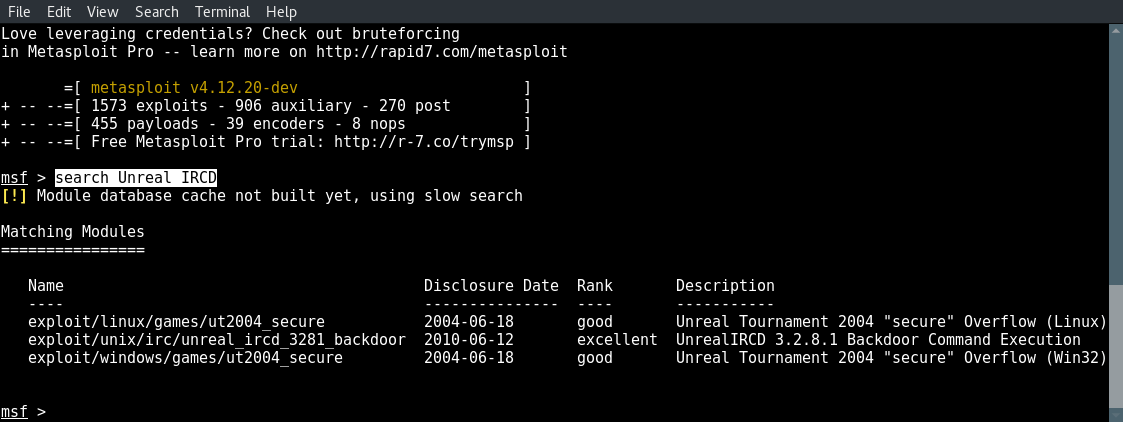 metasploit-unreal-ircd-exploit