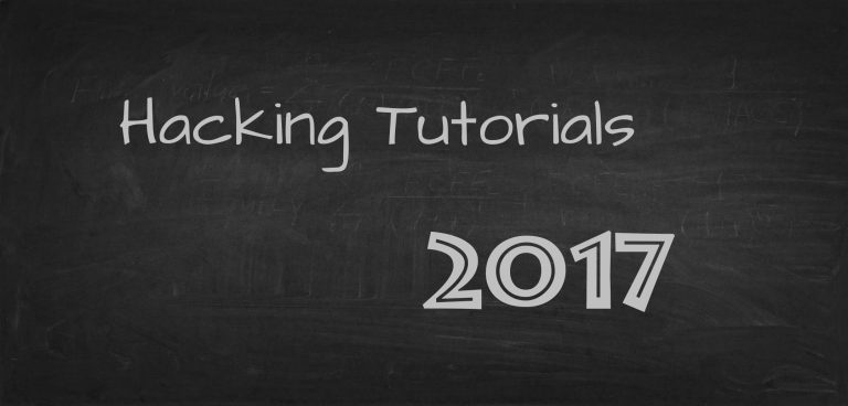 Hacking Tutorials 2017