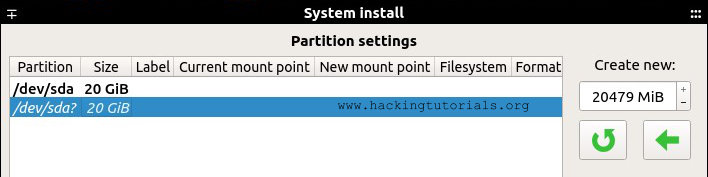 Caine 8 systemback partitioning 2