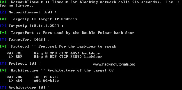 DoublePulsar settings