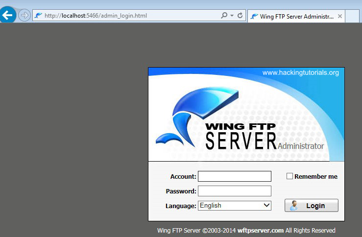 Manually exploiting Wing FTP server