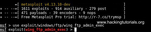 Wing FTP Metasploit