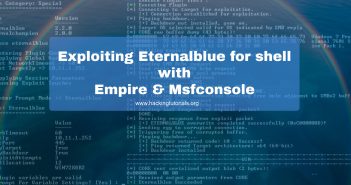 Exploiting Eternalblue for shell with Empire & Msfconsole Exploiting Eternalblue for shell with Empire