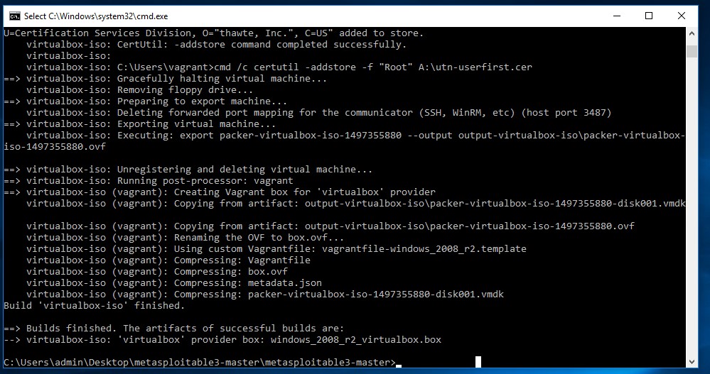 How To Setup Metasploitable 3 On Windows 10 Hacking Tutorials