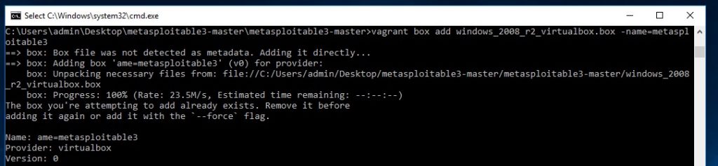 vagrant box add windows_2008_r2_virtualbox