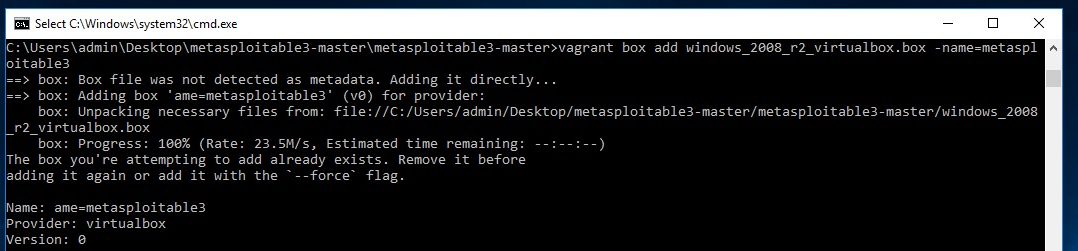 metasploitable download for windows 10