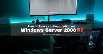 How to bypass authentication on Windows Server 2008 R2 How to bypass authentication on Windows Server 2008 R2 - FT
