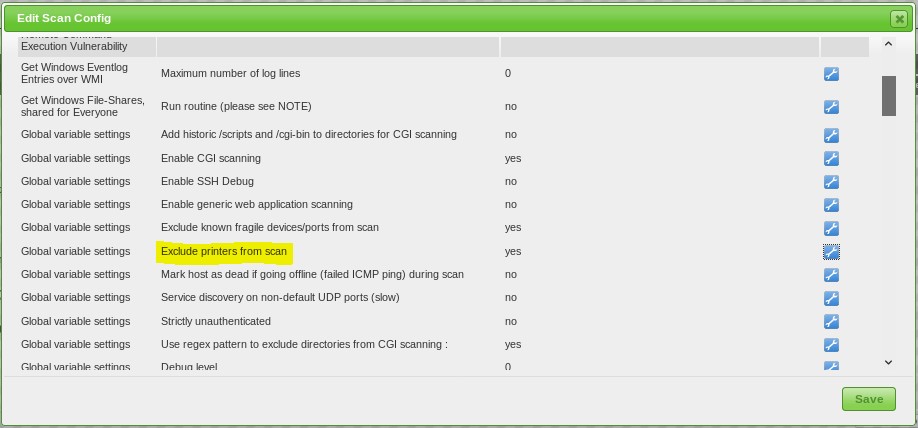 Custom scan configurations - 3