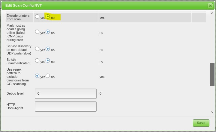 Custom scan configurations - 4